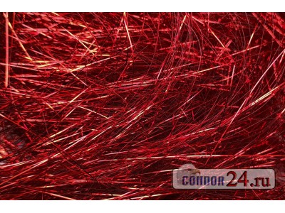Люрекс классический, толщина 0,3 мм., цвет красный